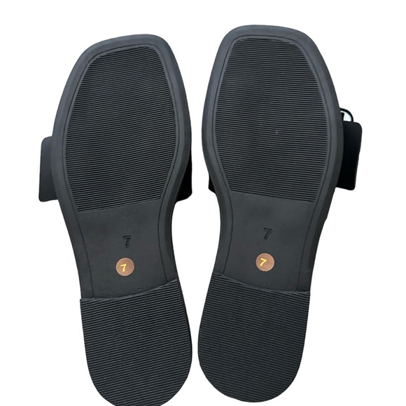 NWOB Seychelles Manhat Slide Black Sandal Size 7 - Picture 5 of 5